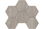 Мозаика Hexagon Estima Soft Wood SF03 неполированный 285*250 мм