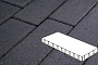 Плитка тротуарная Готика Profi, Плита, суперчерный, частичный прокрас, с/ц, 900*300*100 мм