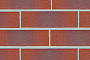 Клинкерная фасадная плитка DeKERAMIK DKK813-WS альмандин гладкая с царапиной, NF8, 240*71*8 мм