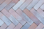 Тротуарная клинкерная брусчатка Muhr №10 Violettblau geflammt, 200*65*52 мм