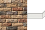 Декоративный кирпич White Hills Брюгге брик угловой элемент цвет 319-45