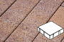 Плитка тротуарная Готика Natur FERRO, квадрат, Терракота, 150*150*100 мм