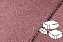 Плитка тротуарная Готика Profi, Классика, красный, полный прокрас, с/ц, толщина 80 мм, комплект 3 шт