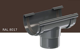 Воронка KROP PVC для системы D 130/90 мм, RAL 8017