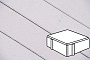 Плитка тротуарная Готика Profi, Квадрат, кристалл, частичный прокрас, б/ц, 100*100*100 мм