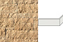 Облицовочный камень White Hills Лоарре угловой элемент цвет 492-15