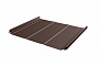 Фальцевая кровля Grand Line Pro Line с пленкой на замках Rooftop Matte RAL 8017 шоколад (кликфальц)