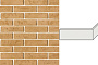 Декоративный кирпич White Hills Терамо брик угловой элемент цвет 352-15