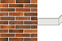 Декоративный кирпич White Hills Терамо брик угловой элемент цвет 353-75