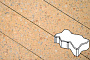 Плитка тротуарная Готика, Granite FINO, Зигзаг/Волна, Павловское, 225*112,5*60 мм