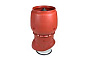 Изолированный вентиляционный выход Vilpe XL - 250/ИЗ/500 красный + колпак