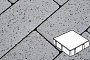 Плитка тротуарная Готика Granite FERRO, квадрат, Белла Уайт 200*200*60 мм