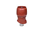 Изолированный вентиляционный выход Vilpe XL - 160/ИЗ/500 красный + колпак