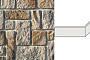 Облицовочный камень White Hills Девон угловой элемент цвет 421-85