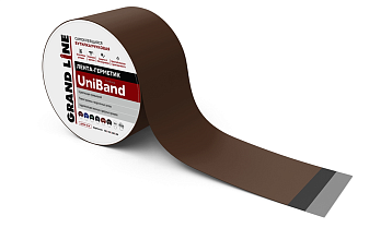 Герметизирующая лента Grand Line UniBand RAL 8017 коричневый, 1000*30 см