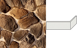Облицовочный камень White Hills Хантли угловой элемент цвет 606-45