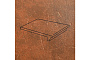 Клинкерная ступень флорентинер ABC Granit Rot, 335*310*10 мм