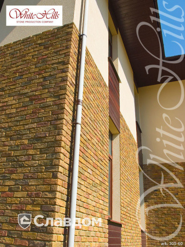 Декоративный кирпич White Hills Бремен брик угловой элемент цвет 305-65