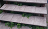 Клинкерная угловая ступень прямоугольная рядовая Loftstufe Stroeher Keraplatte Aera T 705 beton, 340х340х35х11 мм