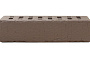 Кирпич клинкерный ЛСР Кельн коричневый винтаж с рваной фаской 250*85*65 мм