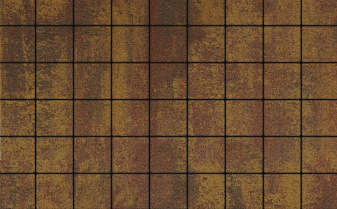 Плитка тротуарная Квадрум (Квадрат) Б.3.К.8 Листопад гранит Осень