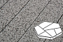 Плитка тротуарная Готика, City Granite FINERRO, Полигональ, Цветок Урала, 893*780*80 мм