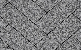 Плитка тротуарная Прямоугольник (Ла-Линия) Б.5.П.8 Гранит+ серый с черным 600*300*80 мм