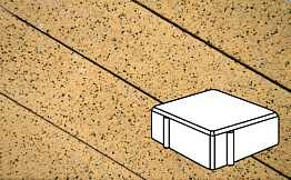 Плитка тротуарная Готика Granite FERRO, квадрат, Жельтау 200*200*60 мм
