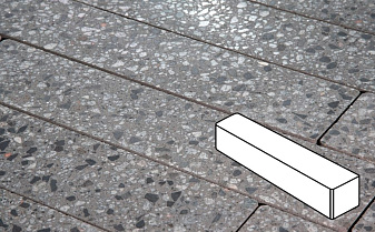 Плитка тротуарная Готика, Granite FINO, Ригель, Галенит, 360*80*100 мм
