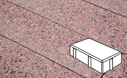 Плитка тротуарная Готика, City Granite FINO, Брусчатка, Ладожский, 200*100*80 мм