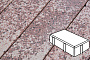 Плитка тротуарная Готика, Granite FINERRO, Брусчатка, Сансет, 200*100*100 мм