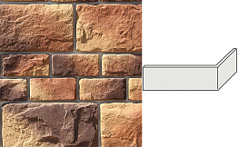 Облицовочный камень White Hills Шеффилд угловой элемент цвет 430-45+435-45, 12,4*33 см