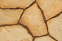 Песчаник желтый рваный край, 20-25 мм