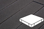 Плитка тротуарная Готика Profi, Квадрат, черный, частичный прокрас, с/ц, 500*500*80 мм