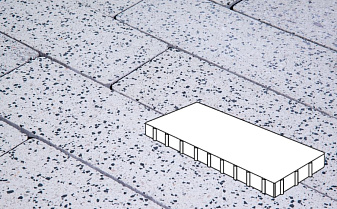 Плитка тротуарная Готика, Granite FINO, Плита, Покостовский, 1000*500*80 мм