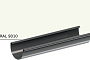 Желоб водосточный KROP PVC для системы D 130/90 мм, RAL 9010, 3 м