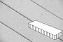 Плитка тротуарная Готика Profi, Плита, светло-серый, частичный прокрас, с/ц, 500*125*100 мм