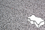 Плитка тротуарная Готика, City Granite FINERRO, Зигзаг/Волна, Белла Уайт, 225*112,5*60 мм