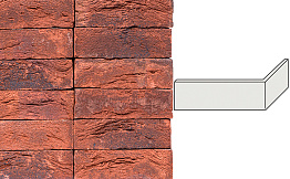 Керамическая плитка угловая Engels Limburgs oranje bont, 215*66*104*24 мм