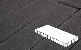 Плитка тротуарная Готика Profi, Плита, черный, частичный прокрас, с/ц, 1000*500*100 мм