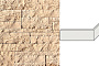 Облицовочный камень White Hills Лоарре угловой элемент цвет 490-25