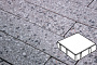 Плитка тротуарная Готика, Granite FINERRO, Квадрат, Галенит, 200*200*60 мм
