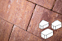 Плитка тротуарная Готика Natur, Веер, Терракота, комплект 3 шт, толщина 60 мм