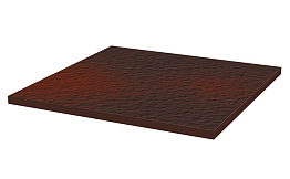 Клинкерная напольная плитка Paradyz Cloud Brown, структурная, 300*300*8,5 мм