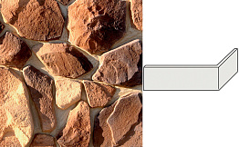 Облицовочный камень White Hills Рутланд угловой элемент цвет 601-45