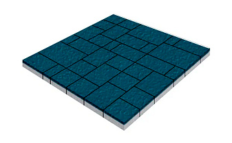 Плитка тротуарная SteinRus Инсбрук Альпен Б.7.Псм.6, Old-age, синий, толщина 60 мм