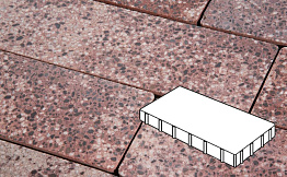 Плитка тротуарная Готика, City Granite FINO, Плита, Сансет, 600*300*80 мм