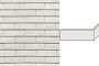 Угловой декоративный кирпич для навесных вентилируемых фасадов правый White Hills Норвич брик, цвет F370-05