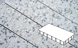 Плитка тротуарная Готика, City Granite FINERRO, Плита, Грис Парга, 600*200*80 мм