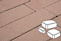 Плитка тротуарная Готика Profi, Классика, коричневый, полный прокрас, б/ц, толщина 60 мм, комплект 3 шт